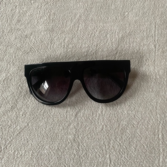 Celine Shadow Sunglasses - Oversize, Black Acetate - Picture 6 of 6